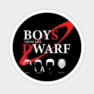 All the boys from the Dwarf Funny Magnet